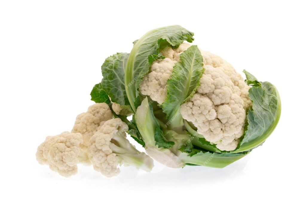 cauliflower isolated white background 41158 10247