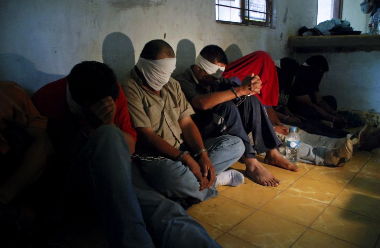 group of people kidnapped by drug traffickers