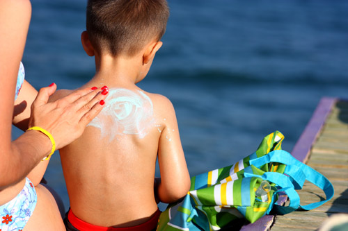 sun safety sunscreen beach