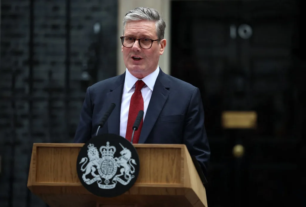 Keir Starmer Prime Minister United Kingdom outside 10 Downing Street London July 5 2024 2